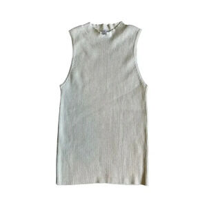 Michael Stars‎ Woman’s glitter ribbed knit tank Size XL